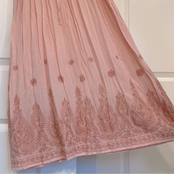 🚨 S O L D 🚨 Rare Christy dawn embroidered petal pink dahlia dress small - Picture 7 of 17